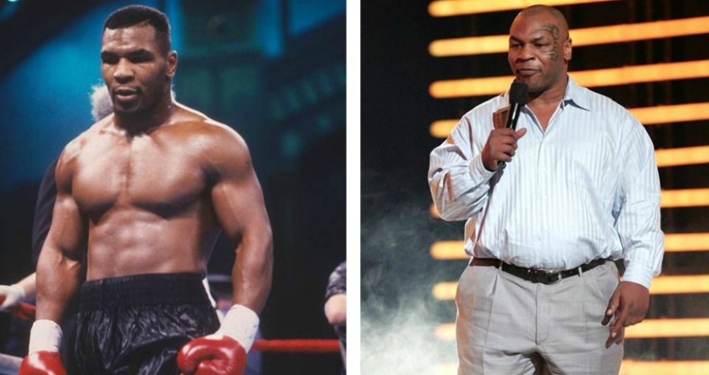 Mike Tyson over the years