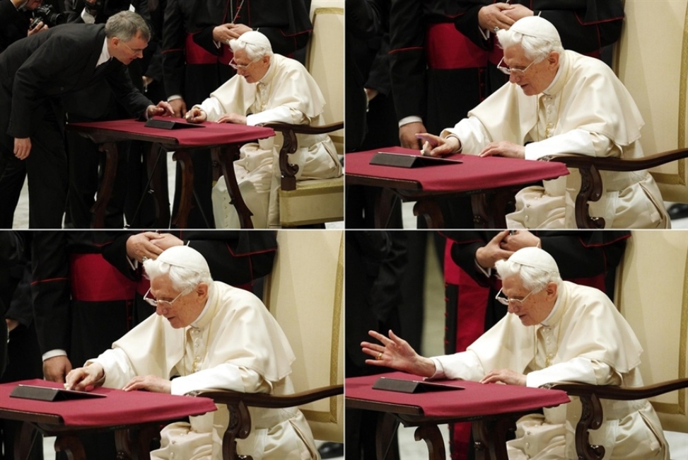 Pope Benedict XVI  - gambling in Las Vegas